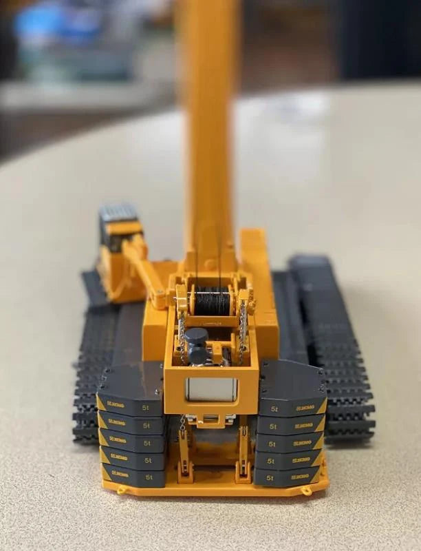 Launch 1:50 XCMG XGC220T Telescopic Crawler Crane Model Track Extend Cab Swing Base Rotate