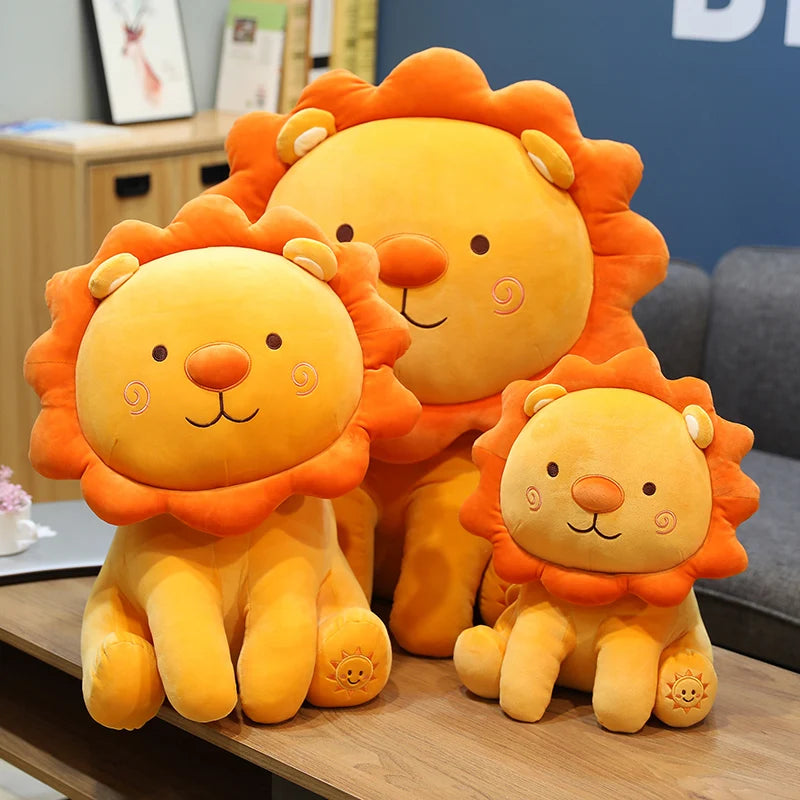 Lovely Smile Lion Plush Toys Cartoon