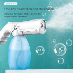 800ml Wireless Nano Steam Atomizer Fogger Disinfection Water Sprayer Machine Home Garden Steam Spray Guns Humidifier