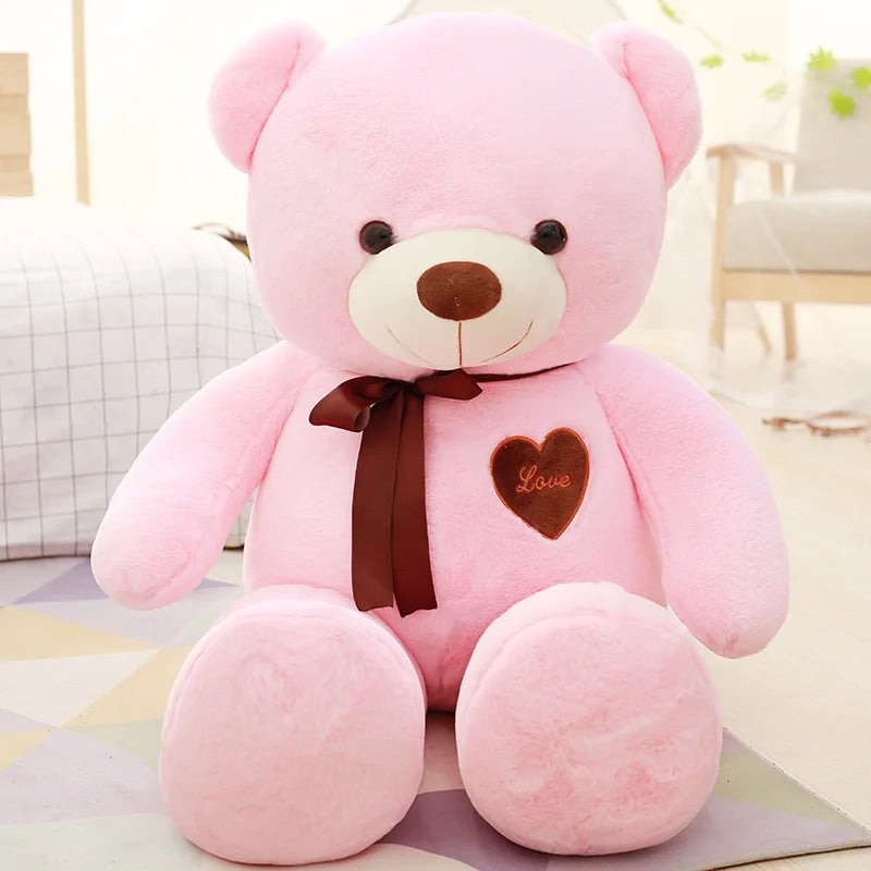 Soft Teddy Bear With Love Popular Birthday Valentine Gifts For Lover
