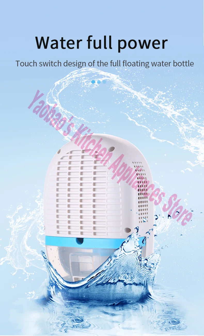 Mini Semiconductor Dehumidifier Portable Small Home Air Dryer Desiccant Moisture Absorber