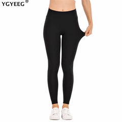 Leggings Women's Leopard Fitness Black Leggin