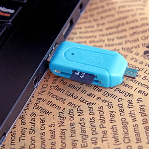 Pen Drive 2 in 1 USB OTG Card Reader High Speed Flash Drive Real Capacity Memory Stick