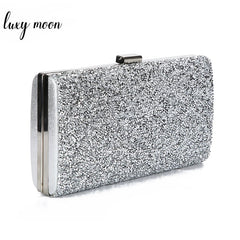 Women Evening Clutch Bag Diamond Sequin Wedding Clutch Purse and Handbag