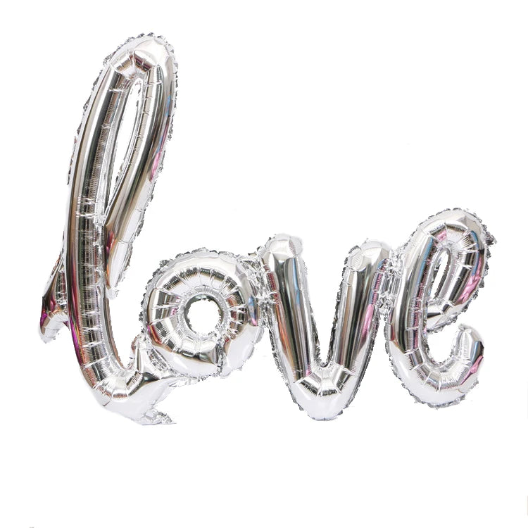 LOVE Letter large size Foil Balloon Anniversary Wedding Valentines Day