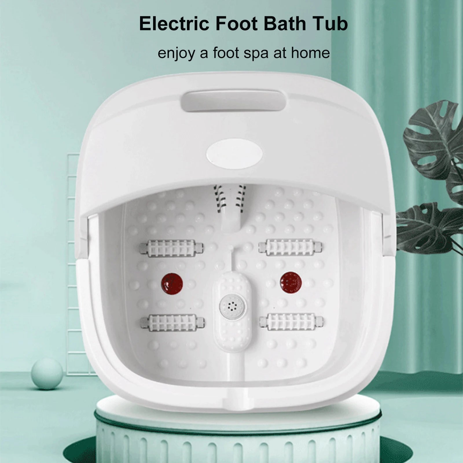 New Electric Foot Bath Tub Spa Foot Massage Foot Basin for Soaking Foldable Portable Foot Tub