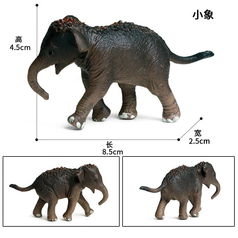 Mammoth Figure Elephant Wild Animal Simulation Toys