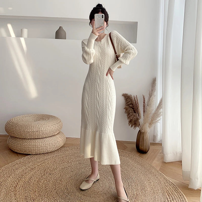 Elegant Gauze Knee Length Dresses For Women