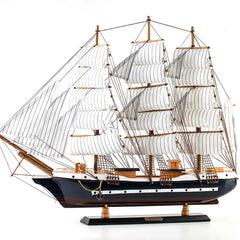 Wood Ship model Ornaments living room Crafts modern home decoration