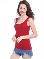 Summer Solid Seamless Women Tank Top