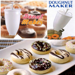 Manual Donut Maker Doughnut Molds Plastic Donut Dispenser Device Baking Mould Donuts