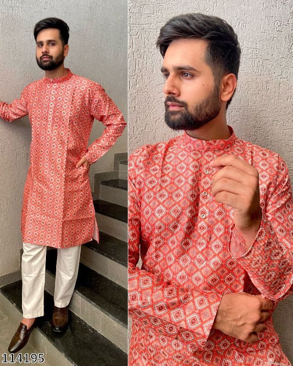 Manyavar Mens Wear Diwali Special Designer Kurta Payjama For Festivals