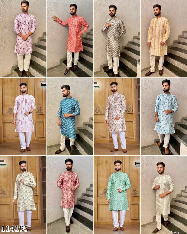 Manyavar Mens Wear Diwali Special Designer Kurta Payjama For Festivals