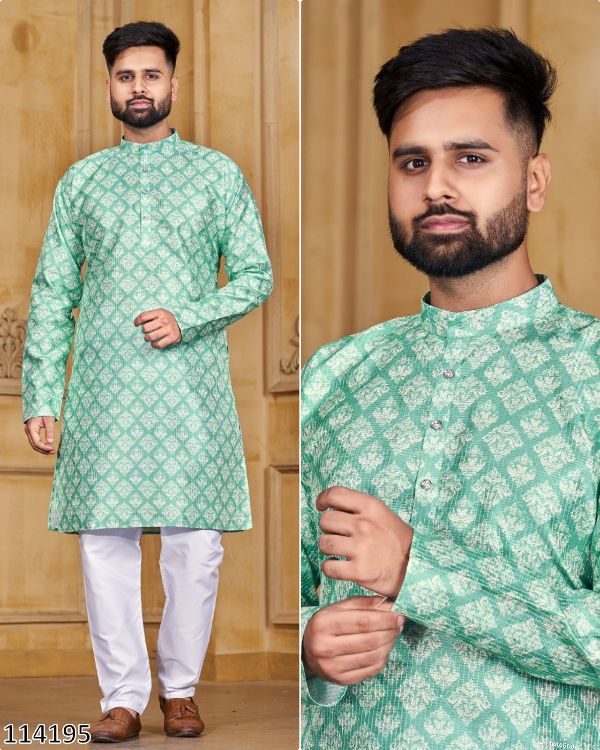 Manyavar Mens Wear Diwali Special Designer Kurta Payjama For Festivals