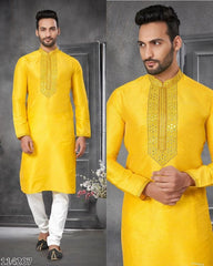 Ethnic Wear Collection Mens Kurta Payjama Pair