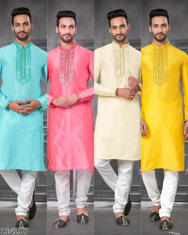 Ethnic Wear Collection Mens Kurta Payjama Pair