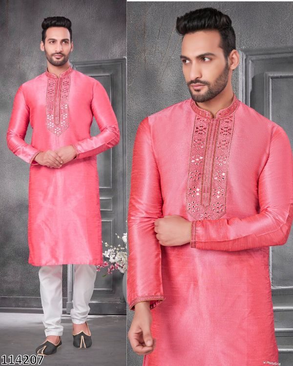 Ethnic Wear Collection Mens Kurta Payjama Pair