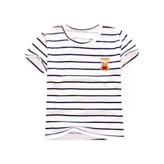 Ultraman Direct Selling Cotton Striped Half Sleeve Baby Clothes