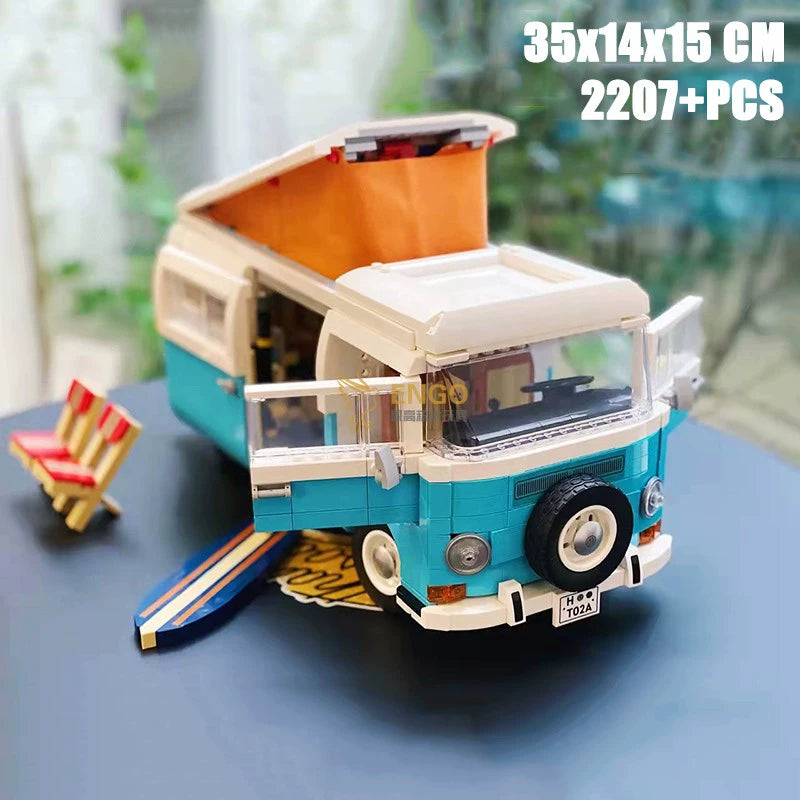 Puzzle Assembling Retro T1 Volkswagen T2 Camping Car