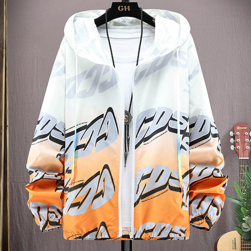 Teenager Ice Silk Sun Protection Clothing Men's Summer Thin Jacket