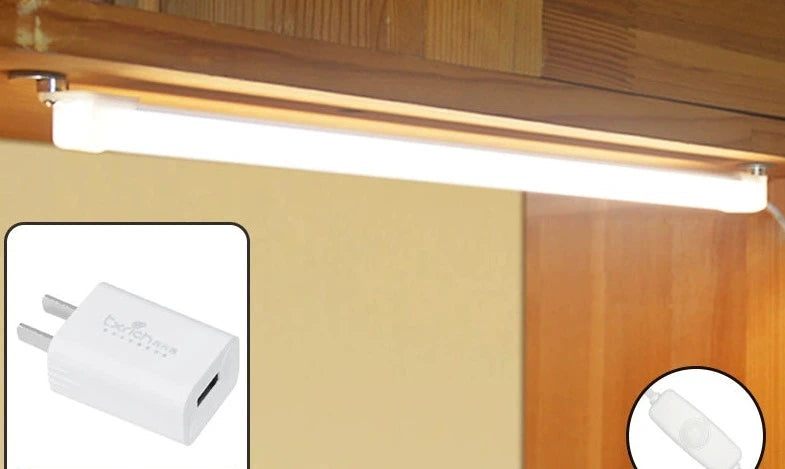 Learning Reading Magnet Suction Bedroom USB Charging Desk under Cabinet Cool Lamp Tube