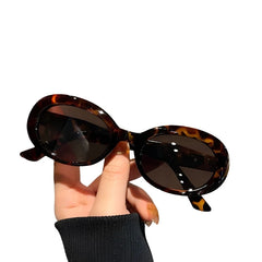 British Oval UV Protection Xiaohongshu Sunglasses