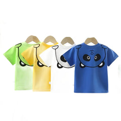 Children's Short-Sleeved Summer New Baby Cotton Boys and Girls Cotton T-shirt Clothes