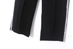 Women's Clothing Casual Pants Elastic High Waist Lace-up Loose Track Pants