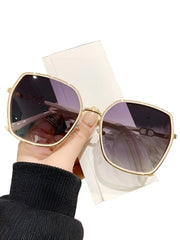 Big Face K-style Retro Female Slimming Fashionable Street Shot Sunglasses