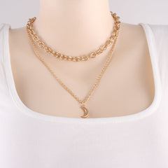 Double-layer Twin Necklace