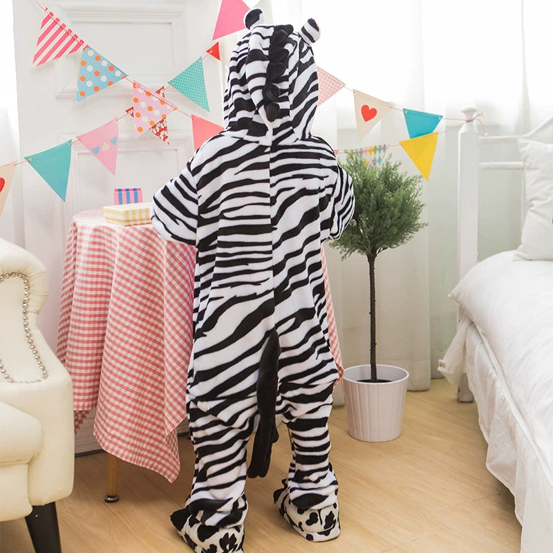 Christmas Party Parent-Child Costume Zebra Stripes Cos Performance Costume