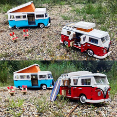 Puzzle Assembling Retro T1 Volkswagen T2 Camping Car