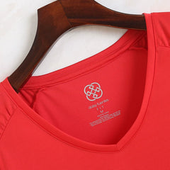 Sweat-Absorbing Running Leisure Top Short Sleeve