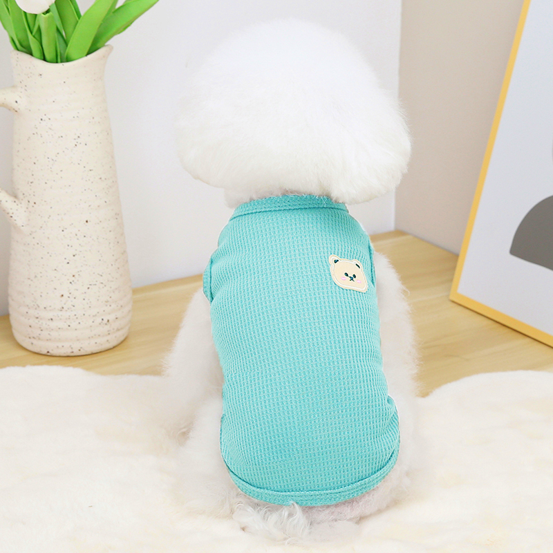 Cat Clothes Summer Thin Cute Anti-Lint Kittens Muppet British Shorthair Blue Cat Silver Gradual Layer Spring & Fall Pet Vest