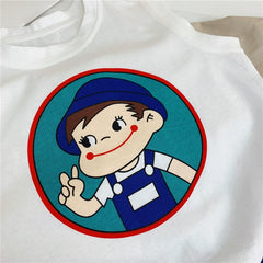 Children's Vest T-shirt Summer Boys and Girls Baby Sports Korean Style New Sleeveless Waistcoat Top Clothes