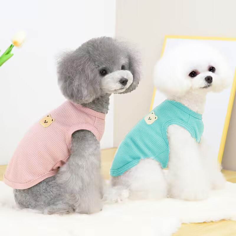 Cat Clothes Summer Thin Cute Anti-Lint Kittens Muppet British Shorthair Blue Cat Silver Gradual Layer Spring & Fall Pet Vest