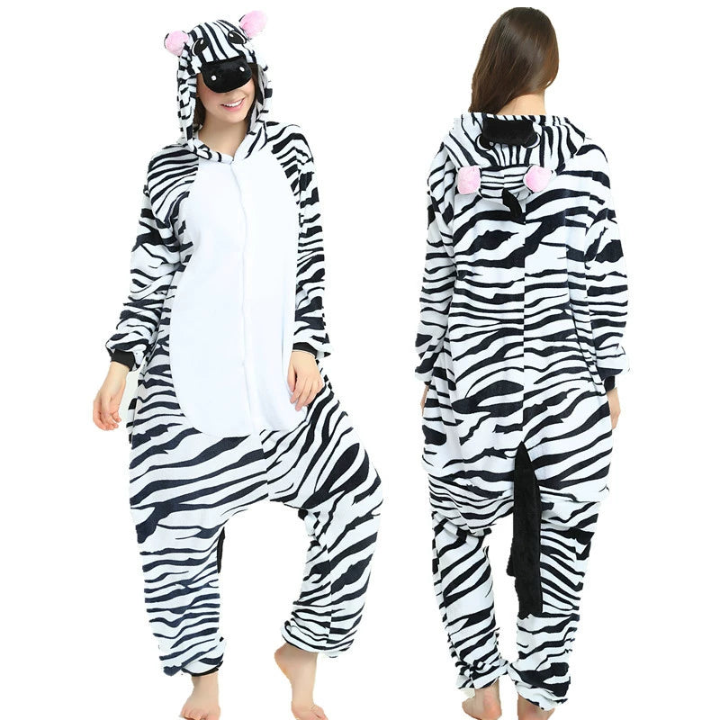 Christmas Party Parent-Child Costume Zebra Stripes Cos Performance Costume