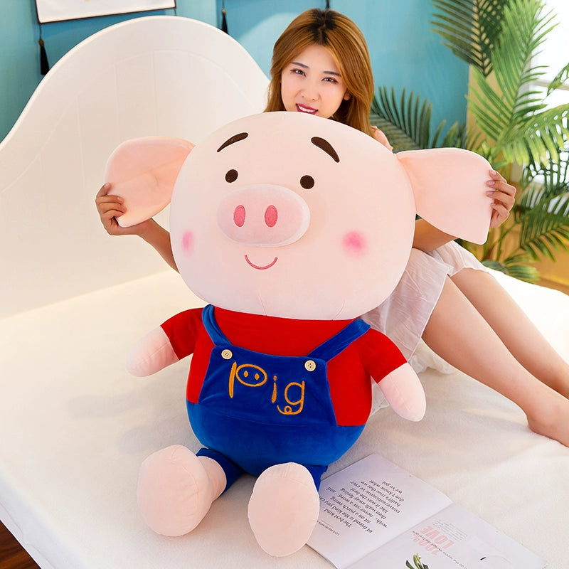 Instafamous Zhu Xiaopi Doll Cute Pillow Children's Plush Toys Ragdoll on Bed Comforter Toys Birthday Gift