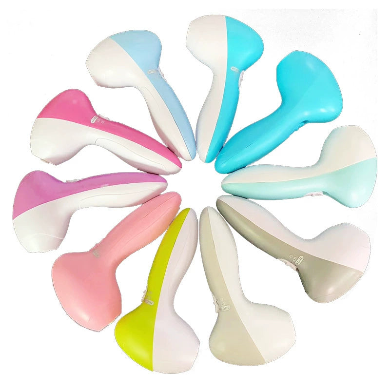 Cross-Border Five-in-One Facial Cleanser Facial Massager Electric Rotating Beauty Instrument