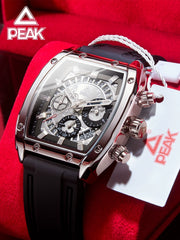 Peak Men Watch Famous Brand Fancy Sports Barrel-Shaped Mechanical Watch