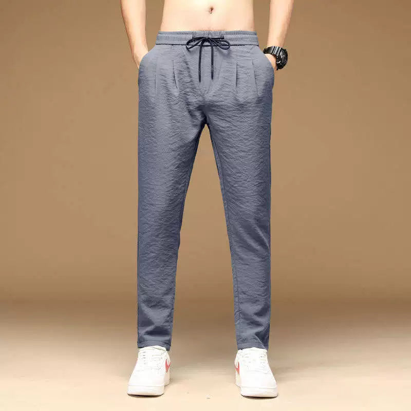 Non-Magnetic Elastic Band Security Door Work Casual Pants