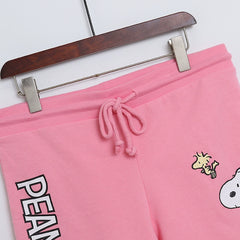 Young-Looking Foreign Trade Letter Printed Shorts Home Cartoon