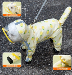 Puppy Dog Raincoat Four-Legged Waterproof All-Inclusive Teddy Bichon Pomeranian Small Dog