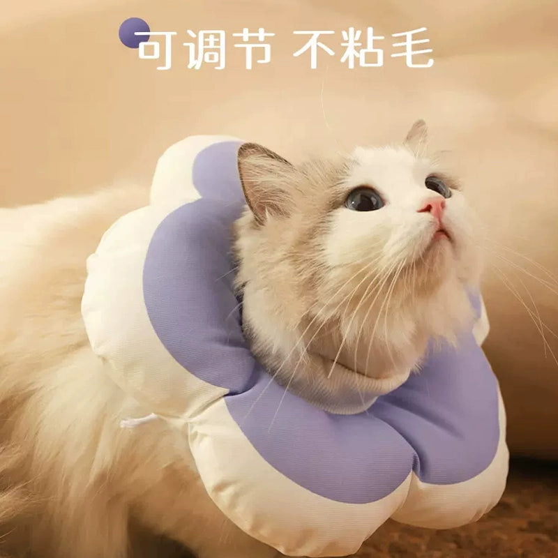 Elizabeth Ring Anti-Licking Headgear Bandana Cat Puppy Dog Soft Ring Kittens Pet Elizabeth Collar Supplies