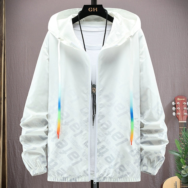 Teenager Ice Silk Sun Protection Clothing Men's Summer Thin Jacket