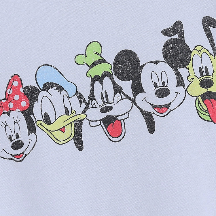 Age-Reducing Export Thin Print Short Sleeve Cool Cartoon T shirt