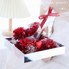 Transparent Acrylic Rose Christmas Gift