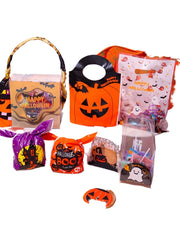 Halloween Cookies Bag Pumpkin Ghost Castle Food Dessert DIY Paper Box Candy Bag Creative Packaging