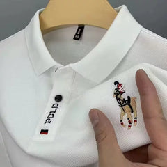 Polo Shirt Men's Short-Sleeved T-shirt Pure Cotton Summer Half Sleeve