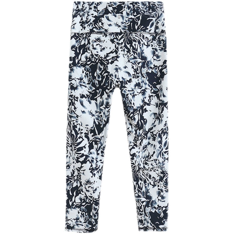 Printed Color Hip Lifting Stretch Thin Quick-Dry Yoga Pants